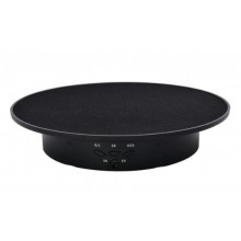 360Electric Rotating Display Stand Turntable Black Velvet Base Photography Turntable Jewelry And Shoes