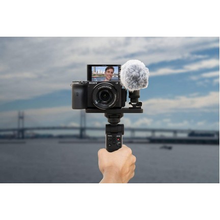 Sony Wireless Bluetooth Shooting Grip and Tripod for still and video, ideal for vlogging (GP-VPT2BT)