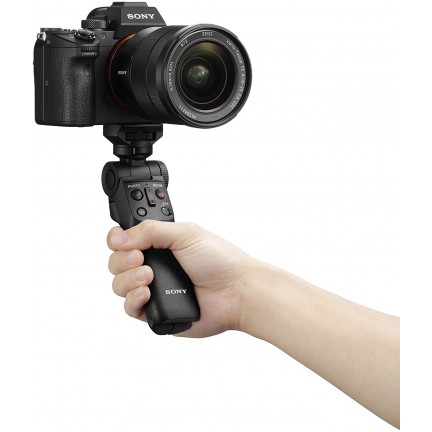 Sony Wireless Bluetooth Shooting Grip and Tripod for still and video, ideal for vlogging (GP-VPT2BT)