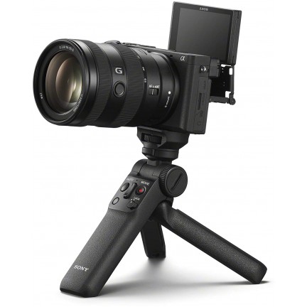 Sony Wireless Bluetooth Shooting Grip and Tripod for still and video, ideal for vlogging (GP-VPT2BT)