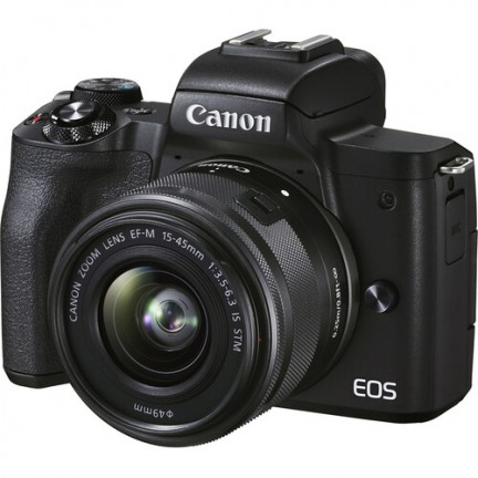 Canon EOS M50 Mark II Mirrorless Digital Camera with 15-45mm Lens