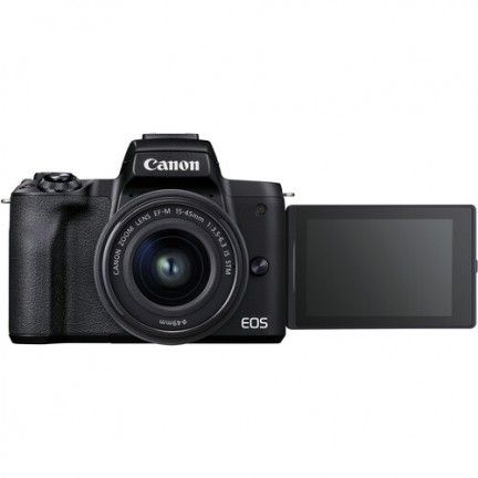Canon EOS M50 Mark II Mirrorless Digital Camera with 15-45mm Lens