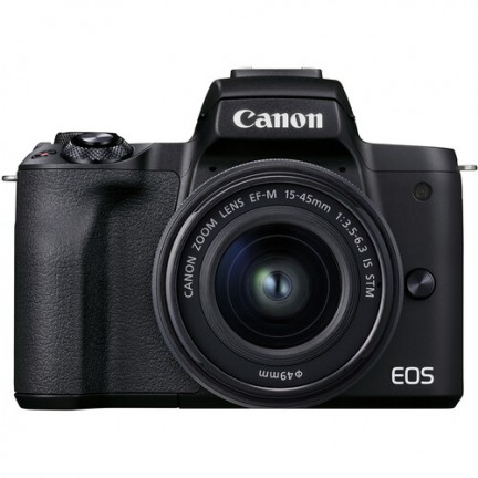 Canon EOS M50 Mark II Mirrorless Digital Camera with 15-45mm Lens