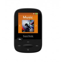 SanDisk 8GB Clip Sport MP3 Player, Black - LCD Screen and FM Radio