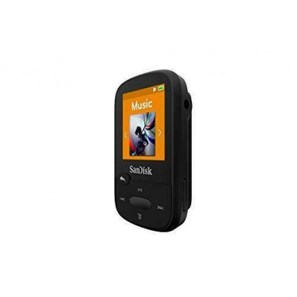 SanDisk 8GB Clip Sport MP3 Player, Black - LCD Screen and FM Radio