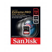Sandisk Extreme Pro 256GB SD SDXC Memory Card 170MB/s UHS-I Class10 V30 U3 4K