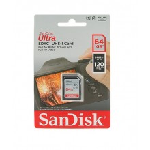  SanDisk Ultra UHS-I 100MBs Class 10 SDXC Memory Card - 64GB