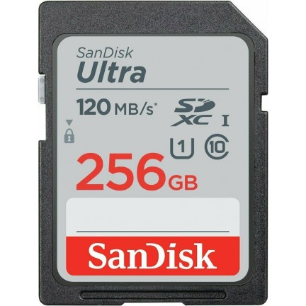 SanDisk Ultra UHS-I 120MBs Class 10 SDXC Memory Card - 256GB