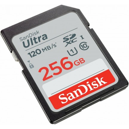 SanDisk Ultra UHS-I 120MBs Class 10 SDXC Memory Card - 256GB