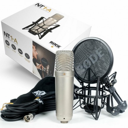 Rode NT1-A Studio Condenser Microphone Recording Package (NT1A)