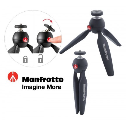 Manfrotto PIXI Mini Table Top Tripod (Black)