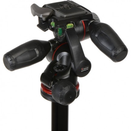 Manfrotto MK190XPRO3-3W Aluminum Tripod with 3-Way Pan/Tilt Head