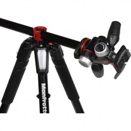 Manfrotto MK055XPRO3-3W Aluminum Tripod with 3-Way Pan/Tilt Head