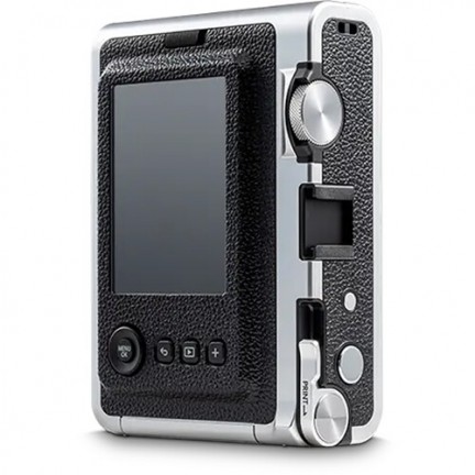FUJIFILM INSTAX MINI EVO Hybrid Instant Camera Black with Instant Film (10 Sheets)