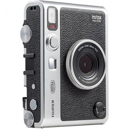 FUJIFILM INSTAX MINI EVO Hybrid Instant Camera (Black)