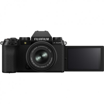 FUJIFILM X-S20 Mirrorless Camera with 15-45mm Lens (Black)