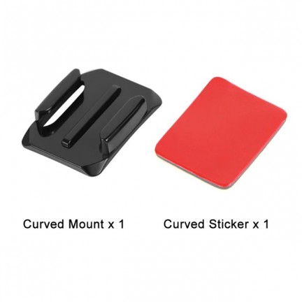 Flat Curved Adhesive Mounts Sticker Mount for GoPro Hero Xiaomi Yi 4K Mijia SJCAM Action Camera