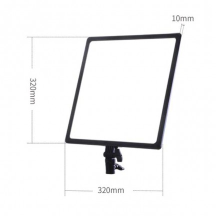 NiceFoto SL-500A Softer 50W LED Video Light Bi-color Ultra Thin Dimmable