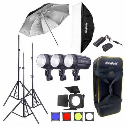 NiceFoto Mini Studio Flash Kit KT-TB502 (TB300-300W)