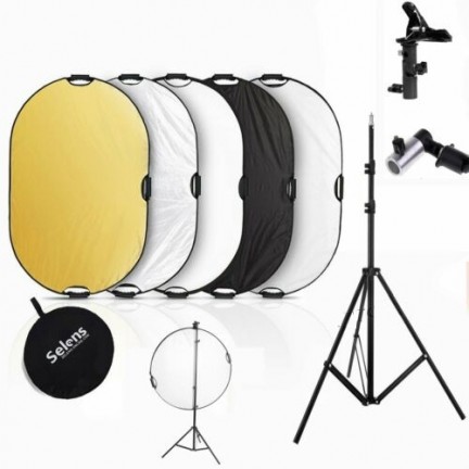 Selens 80x120cm 5 in 1 Reflector Photography Portable Light Reflector