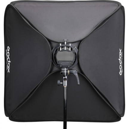 Godox S2 Bowens Mount Bracket with Softbox & Carrying Bag Kit (60x60cm)