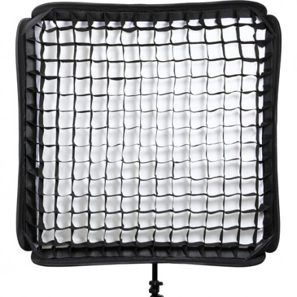 Godox S2 Bowens Mount Bracket with Softbox, Grid & Carrying Bag Kit (80x80cm )