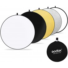 GODOX 60cm 5-in-1 Collapsible Round Portable Disc Light Reflector