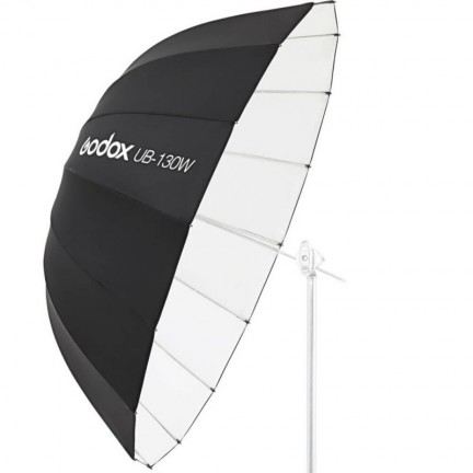 Godox White Parabolic Umbrella 130CM (51") UB-130W with diffuser