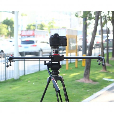 80cm ASHANKS Bluetooth Carbon Camera Slide Follow Focus Motorized Electric Control Delay Slider Track Rail for Timelapse Photography