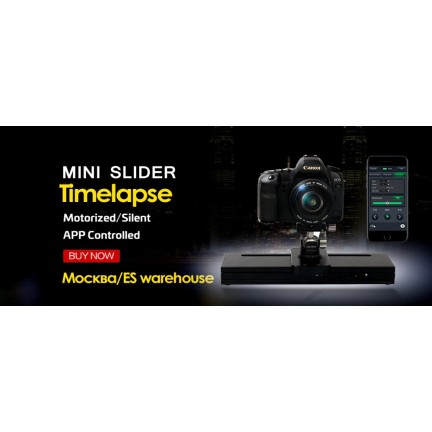 ASHANKS Camera Motorized Slider Timelapse Photograpy 30CM Silent Electronic Control Slide for Micro SLR Gopro Mibile Photo Video