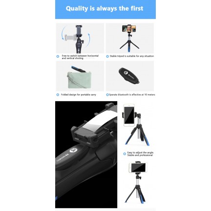 Benro MK10P Premium Smart Mini Tripod & Selfie Stick for Smartphone , GoPro