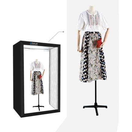 PULUZ Professional 200cm/2m Photography Photo Studio Box 6 LED Light Panels 240W 5500K 2 Meter Photo Lighting Shooting Tent Kit