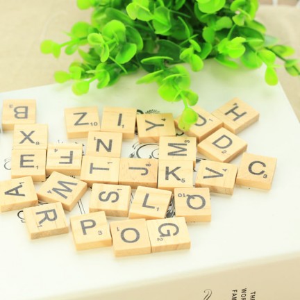 26pcs/lot Wooden English Alphabet Diy Creative Ornaments for Backdrop Photography Accessories