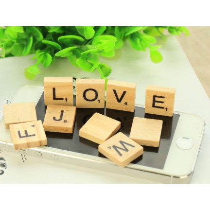 26pcs/lot Wooden English Alphabet Diy Creative Ornaments for Backdrop Photography Accessories