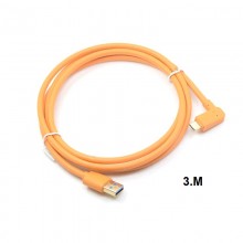 USB 3.0 to USB-C (High-Visibility Orange) for tethering a USB 3.0 camera to a computer with the smaller USB-C port 3m