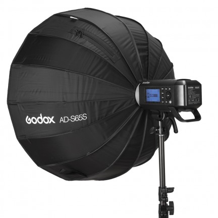 Godox AD-S65S 65cm White or Silver Deep Parabolic Softbox + Honeycomb Grid Godox Mount Softbox for AD400PRO