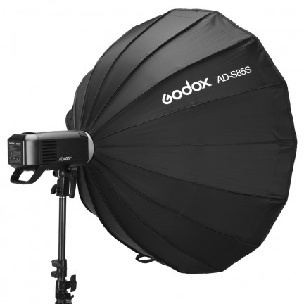 Godox AD-S85S 85cm White or Silver Deep Parabolic Softbox with Honeycomb Grid Godox Mount Softbox for AD400PRO