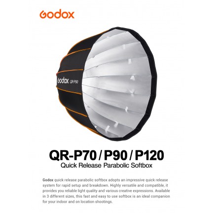 Godox QR-P70 70CM Quickly Release Parabolic Deep Softbox