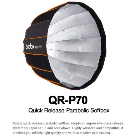 Godox QR-P70 70CM Quickly Release Parabolic Deep Softbox