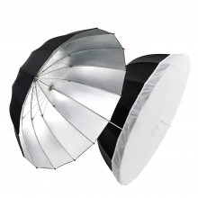 Godox UB-130 S Silver Parabolic Umbrella 130CM (51") with diffuser