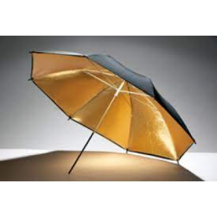 Photo Studio Umbrella UB-003, Black and Gold  (84cm)