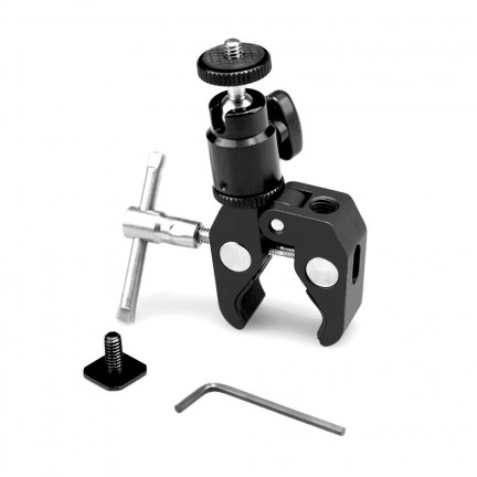 SmallRig Super Clamp Mount with 1/4" Screw Ball Head Mount