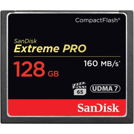 SanDisk 128GB Extreme Pro CompactFlash Memory Card