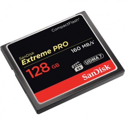 SanDisk 128GB Extreme Pro CompactFlash Memory Card