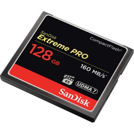 SanDisk 128GB Extreme Pro CompactFlash Memory Card