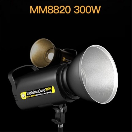 300W Video Light Photography Light 3-Color LED Studio Lighting