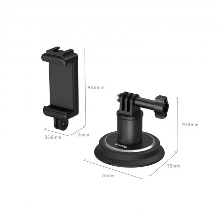 SmallRig Suction Cup Mounting Support for Action Cameras