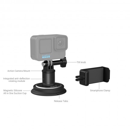 SmallRig Suction Cup Mounting Support for Action Cameras