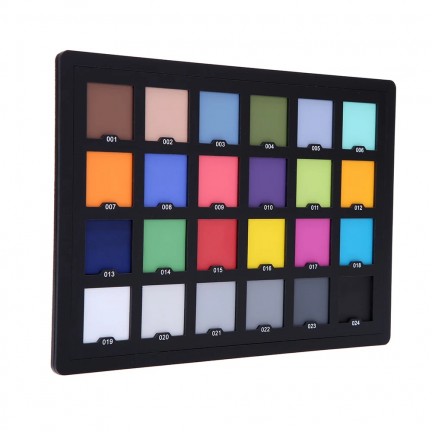 Professional 24 Color Checker Palette Board Card Test for Superior Digital Color Correction Balancing Photo Editing Photography