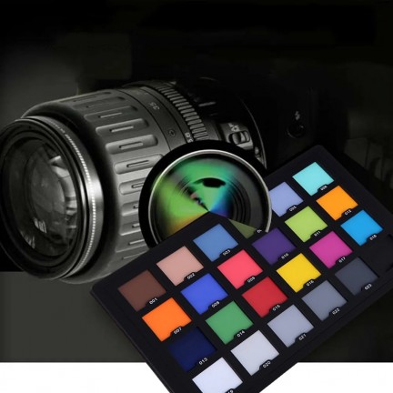 Professional 24 Color Checker Palette Board Card Test for Superior Digital Color Correction Balancing Photo Editing Photography